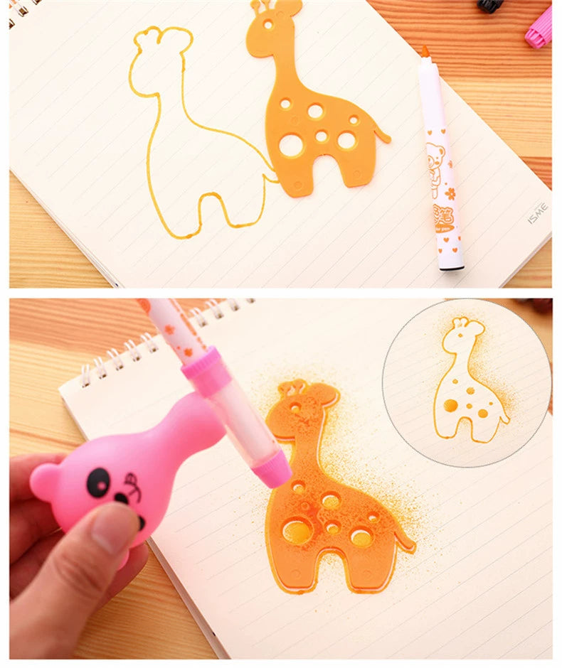 Master Color Spray Pen 12/24 Color Spray Pen Set Can Spray Watercolor Pen Large Capacity Non-Toxic