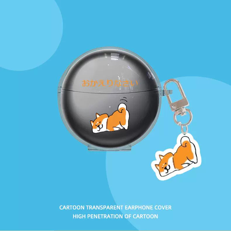 S6s Ultra Protective Case for Sanag Serena Small Nebula S6s Bluetooth Headphone Case New Arrival S6spro Transparent Silicone Earphone Case Pro Drop-Resistant Soft Case Cartoon Cute Female