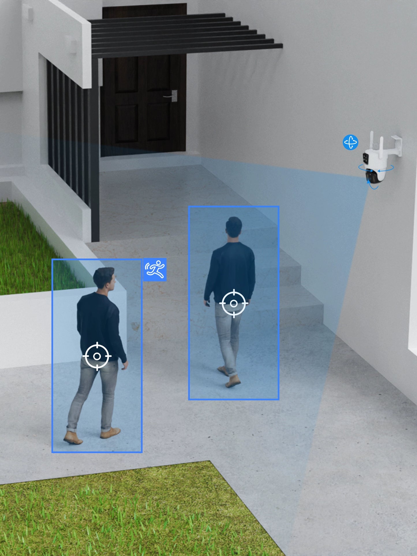MIJIA App Camera Shadow Mobile Phone Remote For Home 360 Degrees No Dead Angle WiFi Door Ceiling Monitor
