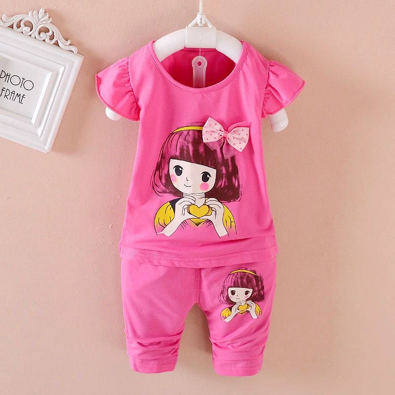 One-Year-Old Vest Little Girl Summer Pure Cotton Children's Clothing