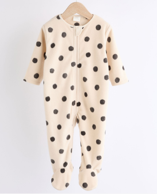 In Stock British next New Arrival Baby Fall and Winter Thick Coral Fleece Knitting Jumpsuit Romper Fleece-lined Jumpsuit Pajamas