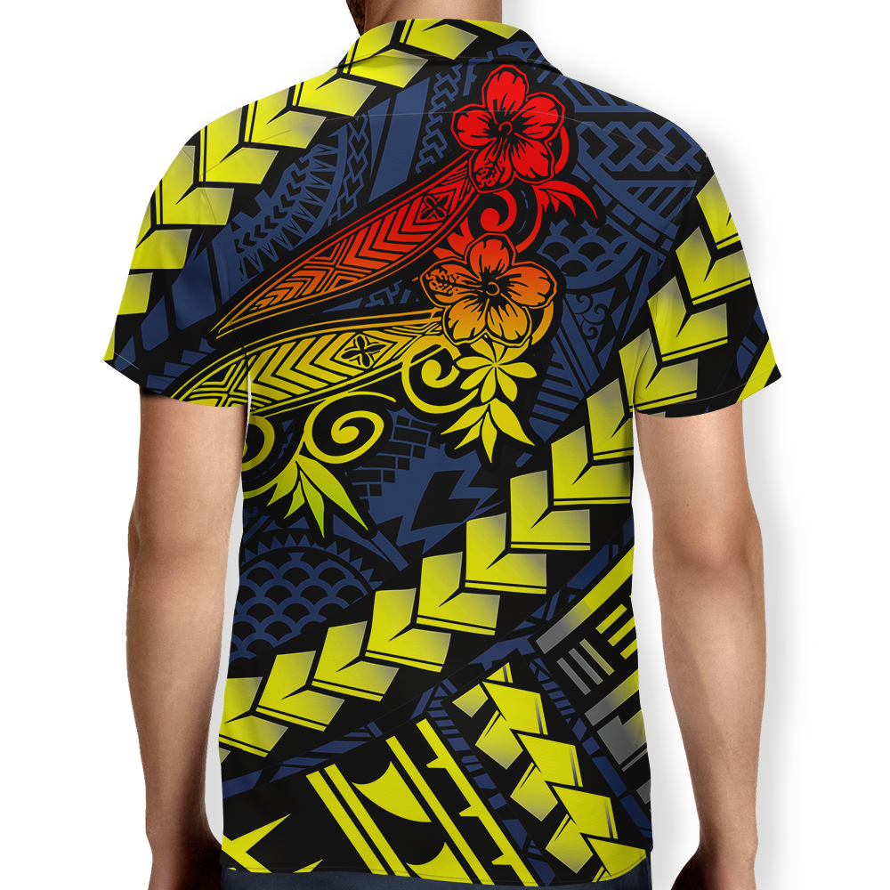 3D Digital Printed Short Sleeve Shirt Men's 3D Digital Print Short Sleeve Shirt