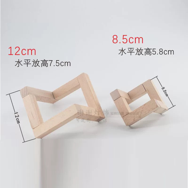 3D Printing Moon Light Bracket Vine Bal Table Lamp Base Beech Moon-Light Lamp Solid Wood Hemp Ball Small Night Lamp Detachable Bracket