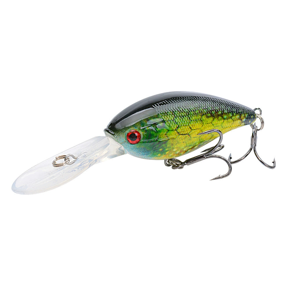 10 Cm12.5 G Long Tongue Small Fat Man Lure Lure Super Far Throw Topmouth Culter Mackerel Grouper Bait Diving 3-5m