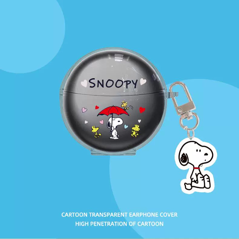 S6s Ultra Protective Case for Sanag Serena Small Nebula S6s Bluetooth Headphone Case New Arrival S6spro Transparent Silicone Earphone Case Pro Drop-Resistant Soft Case Cartoon Cute Female