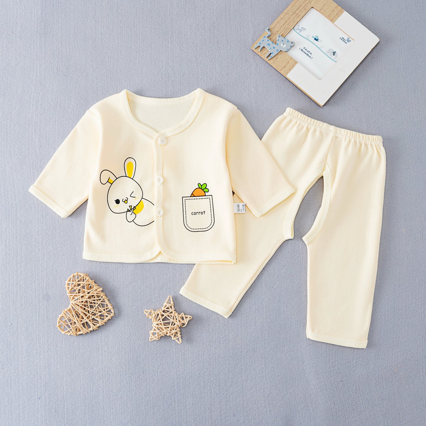 Gown Newborn Clothes 0-3 Months 6 Baby Cotton Underwear Summer Thin Newborn Baby Suit Spring & Fall