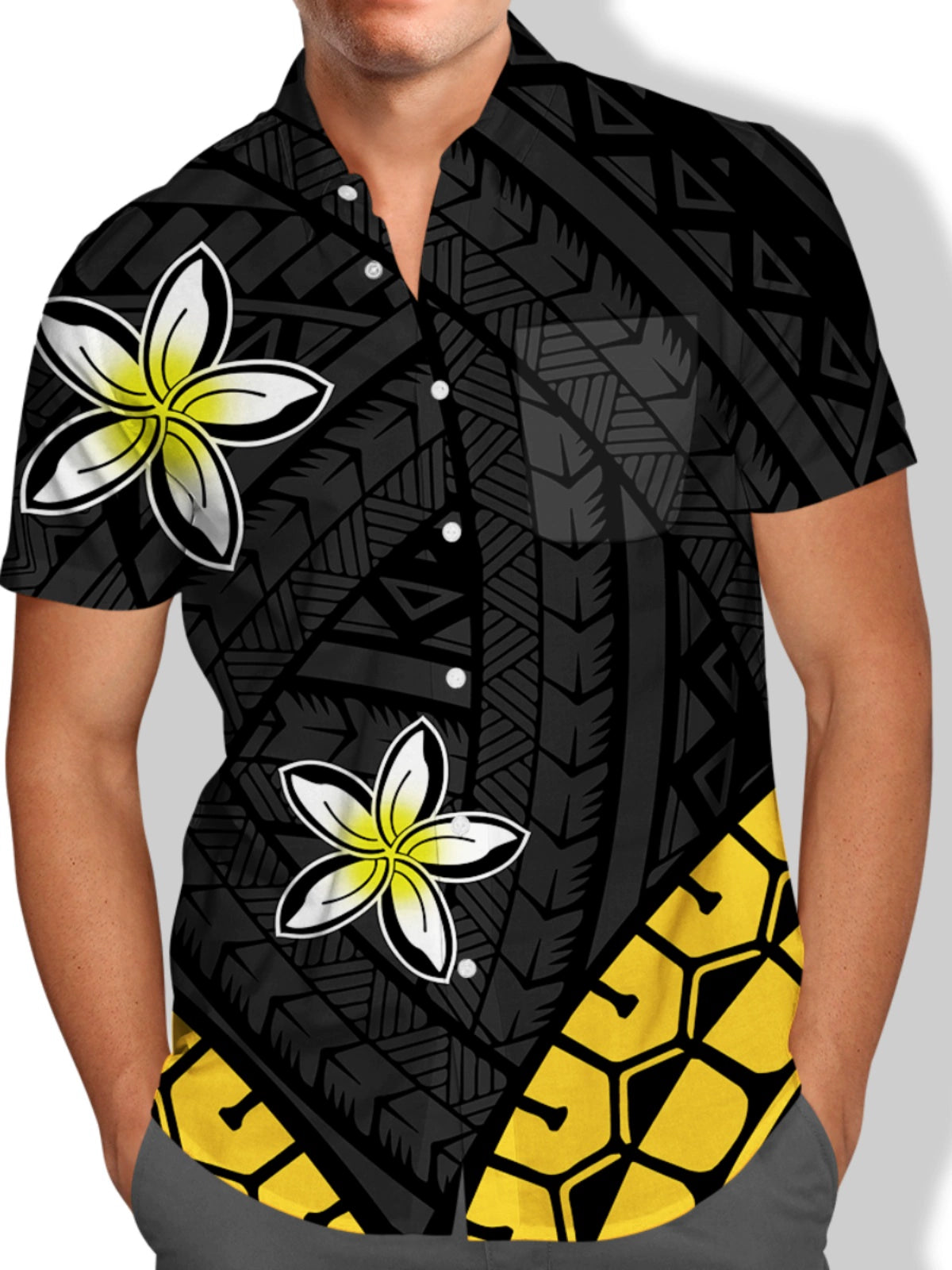 3D Digital Printed Short Sleeve Shirt Men's 3D Digital Print Short Sleeve Shirt