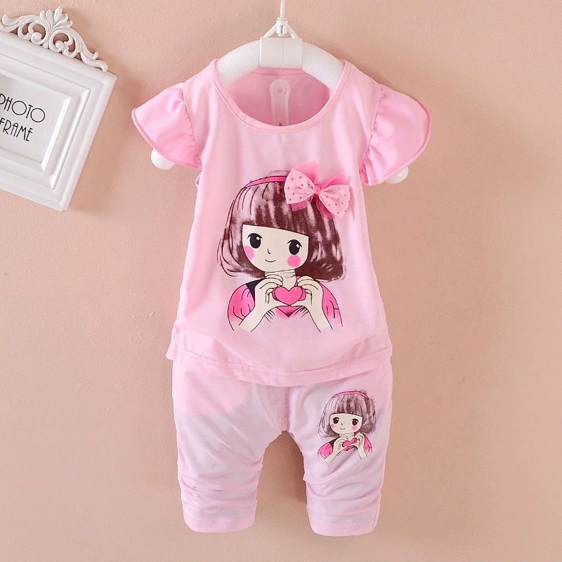 One-Year-Old Vest Little Girl Summer Pure Cotton Children's Clothing