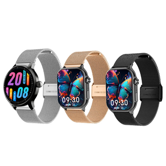 Suitable for Lenovo Smart Watch Strap L-SWAW101 Metal Watch Bracelet Lenovo Watch Fit Smart Watch Sports Watch F101 Stainless Steel Milan Strap