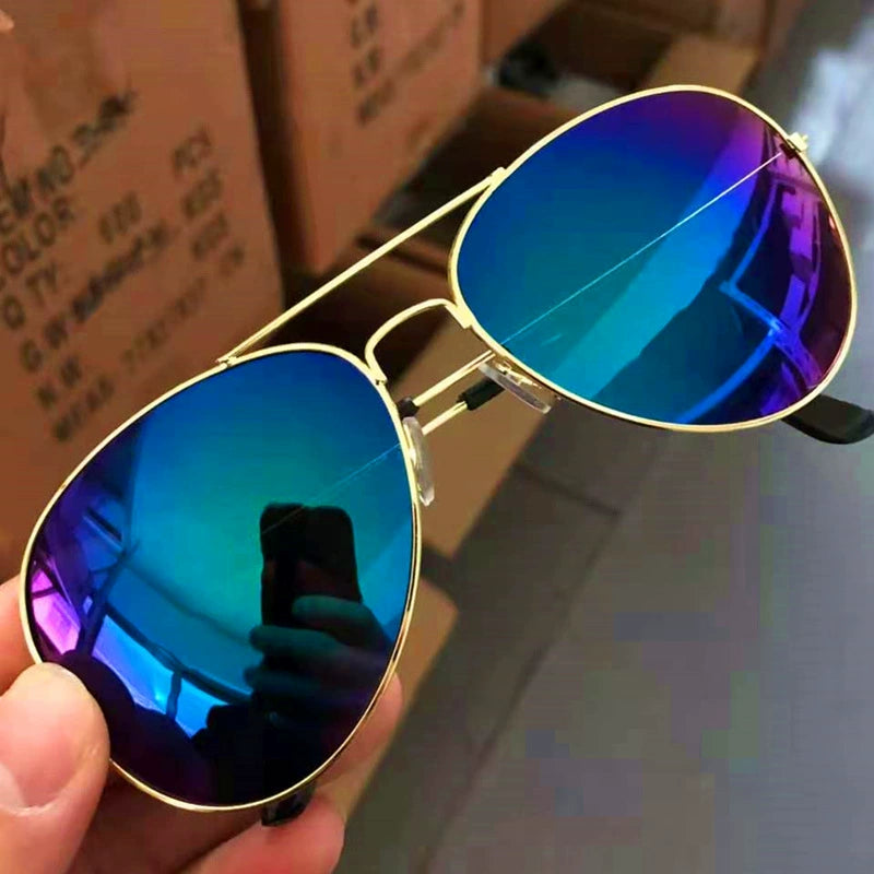 Aviator Sunglasses Large Sunglasses Women's Dark Men Sunglasses Women's for Driving Men's Retro Glasses