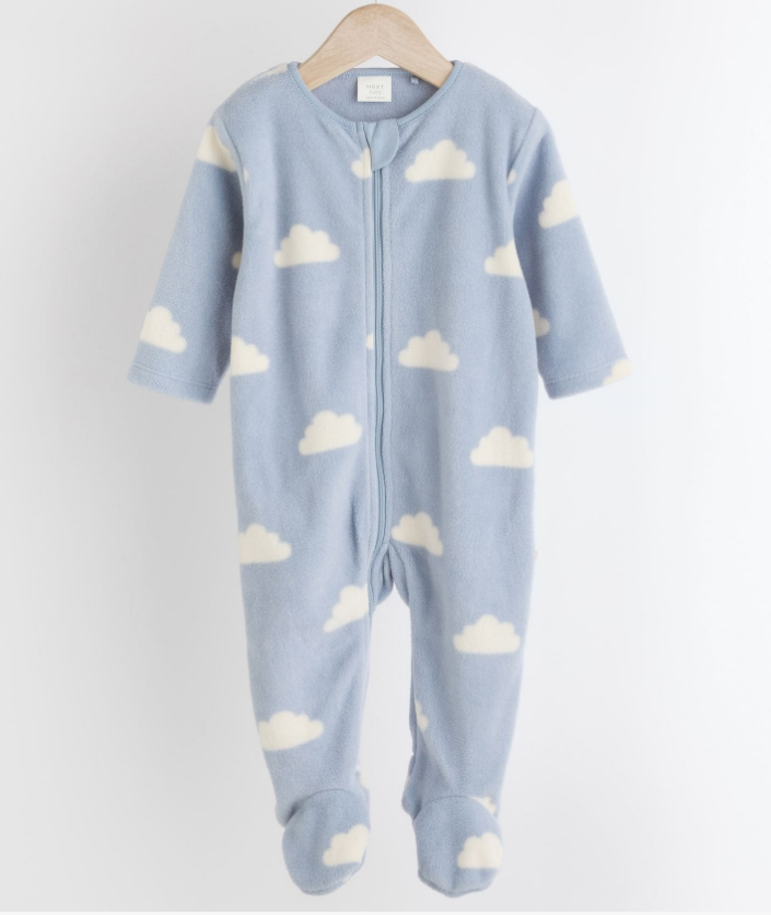 In Stock British next New Arrival Baby Fall and Winter Thick Coral Fleece Knitting Jumpsuit Romper Fleece-lined Jumpsuit Pajamas