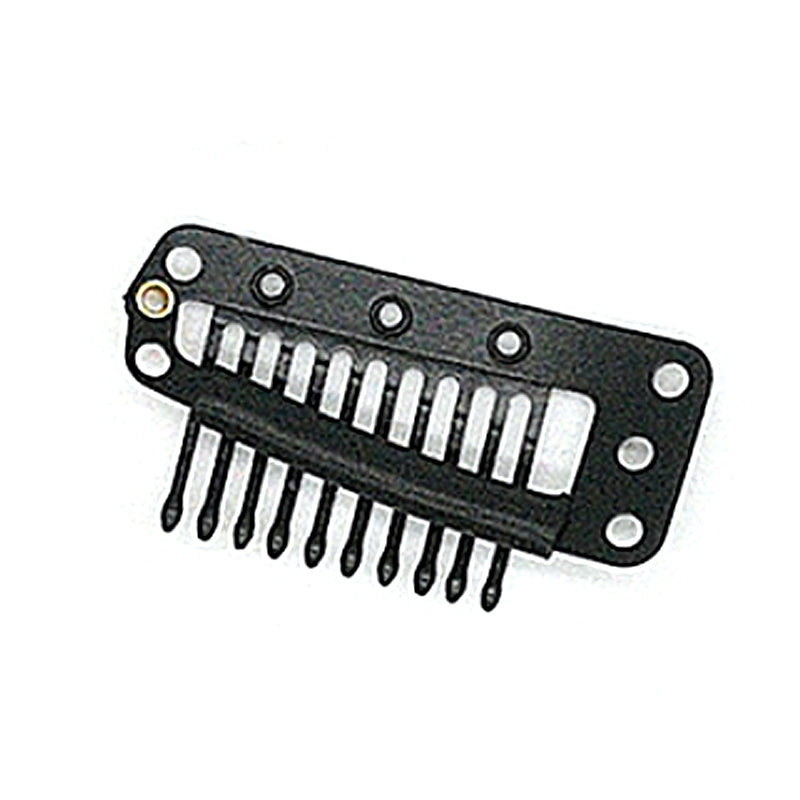 Wig Hair Piece Fixed Clip Beret Large Oblique Clip Hair Extension Elastic Hairpin Ten Teeth 3.6cm Clip