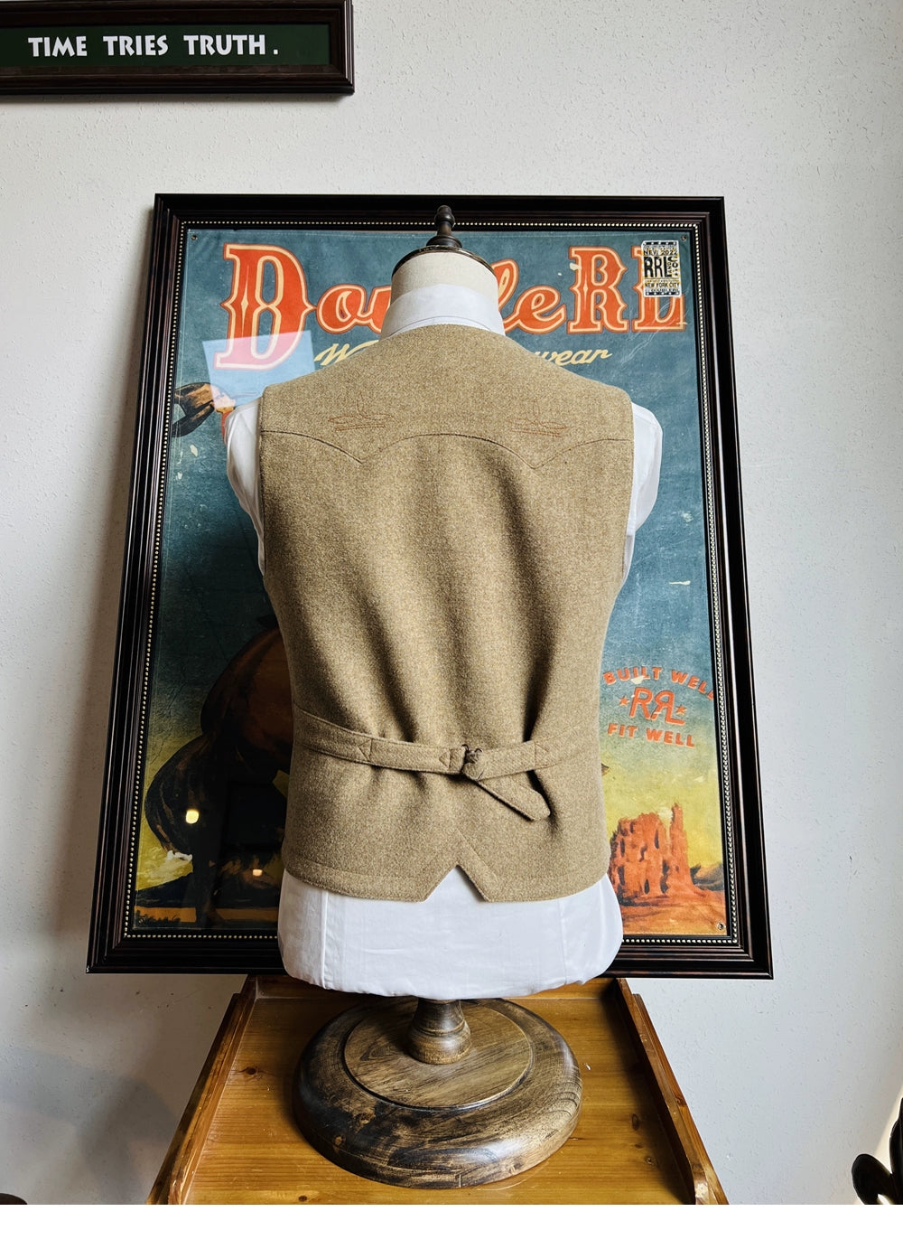 580G Colorful Tweed Lapel Gentleman Vest