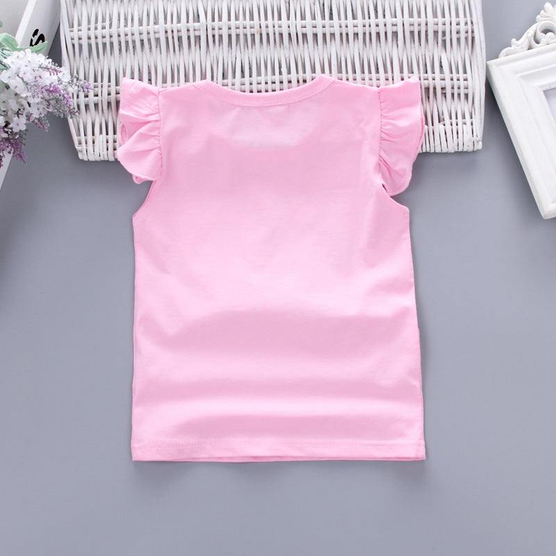 New Summer Fashion Baby Girls Clothes Children Cute Cotton Vest Shorts 2Pcs/Sets Toddler Casual Costume Infant Kids Tracksuits