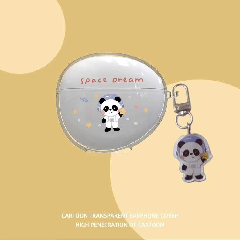 S6s Ultra Protective Case for Sanag Serena Small Nebula S6s Bluetooth Headphone Case New Arrival S6spro Transparent Silicone Earphone Case Pro Drop-Resistant Soft Case Cartoon Cute Female