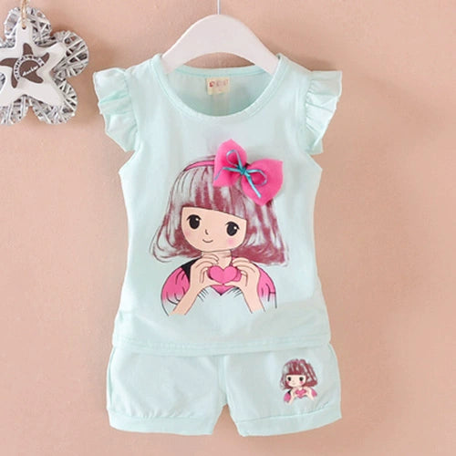 One-Year-Old Vest Little Girl Summer Pure Cotton Children's Clothing