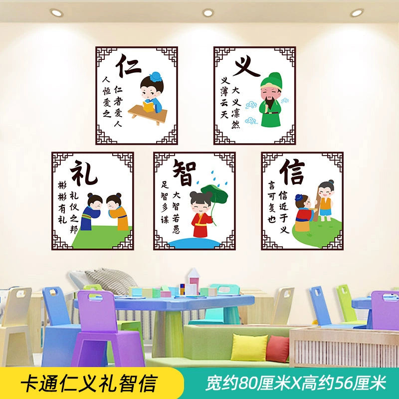 Adhesive Paper Kindergarten Wall Decoration