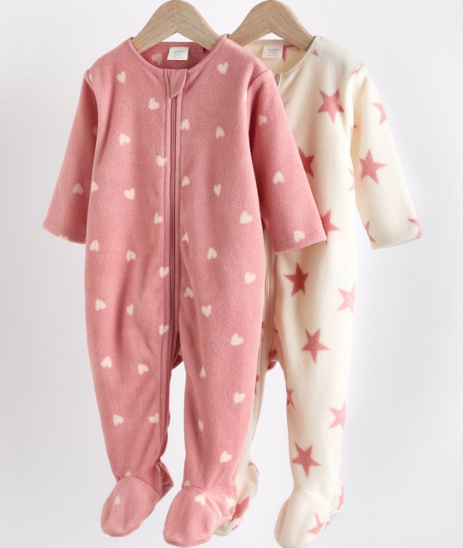 In Stock British next New Arrival Baby Fall and Winter Thick Coral Fleece Knitting Jumpsuit Romper Fleece-lined Jumpsuit Pajamas