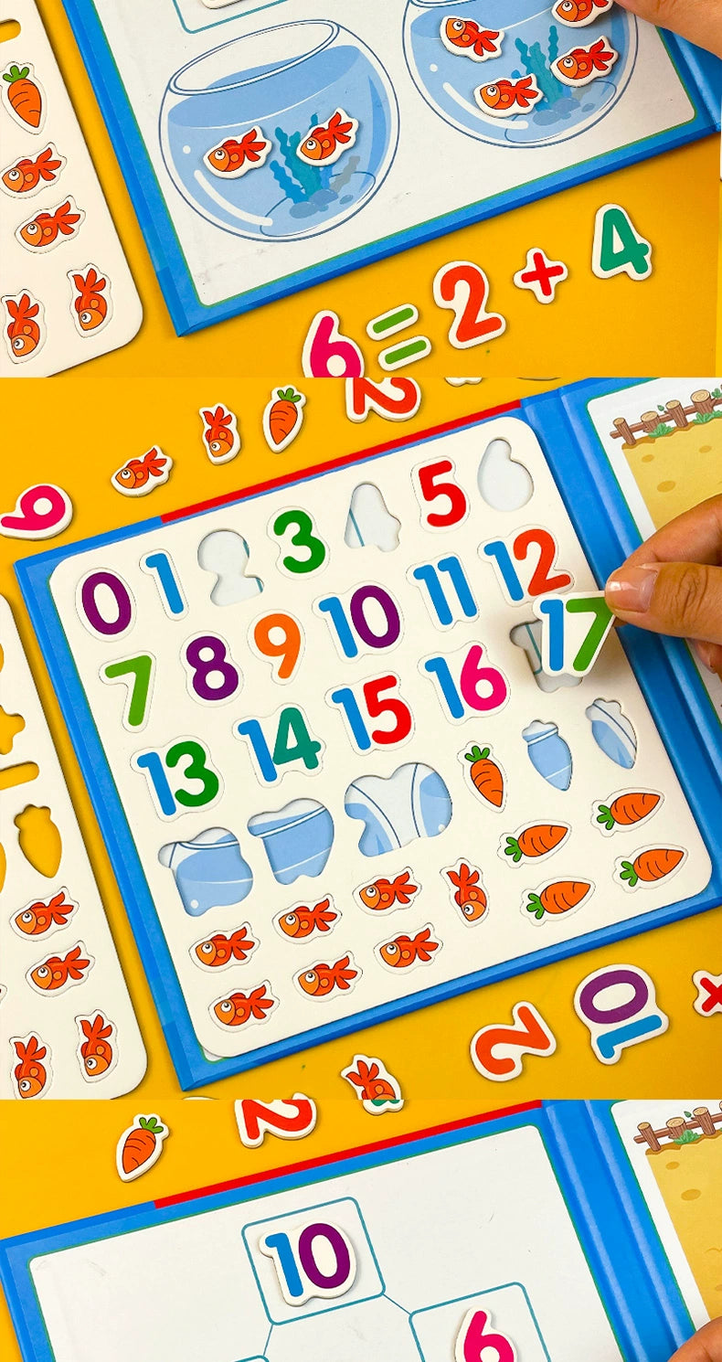 Kindergarten Mathematics Addition and Subtraction Teaching Aids Digital Decomposition Kids First Grade Arithmetic Enlightenment Educational Toys Handy Gadget