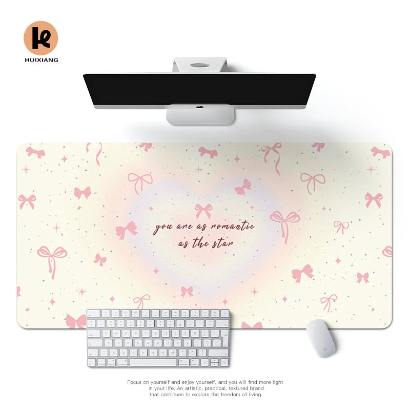 Cut Out Butterfly Mouse Pad Oversized Girl Good-looking Office Desk Mat Computer Keyboard Mat Classy Mouse Pad