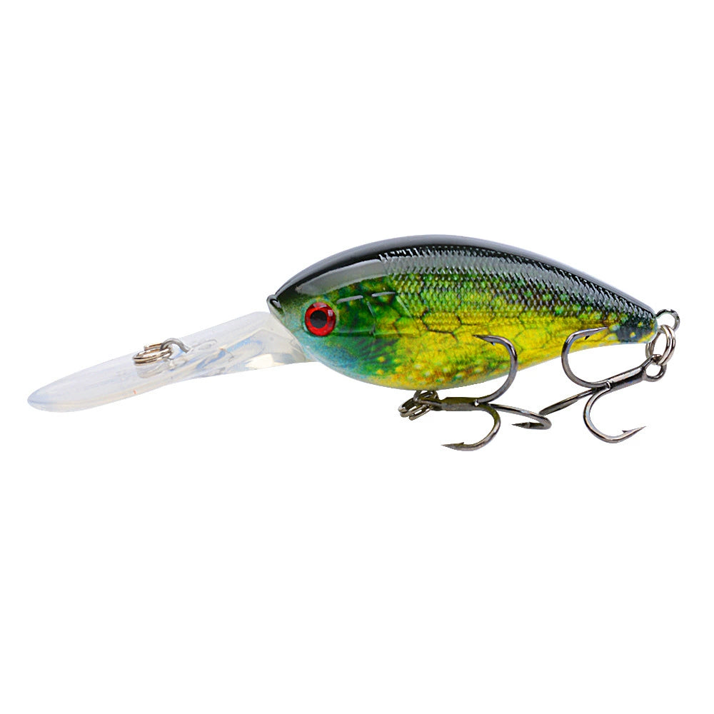10 Cm12.5 G Long Tongue Small Fat Man Lure Lure Super Far Throw Topmouth Culter Mackerel Grouper Bait Diving 3-5m