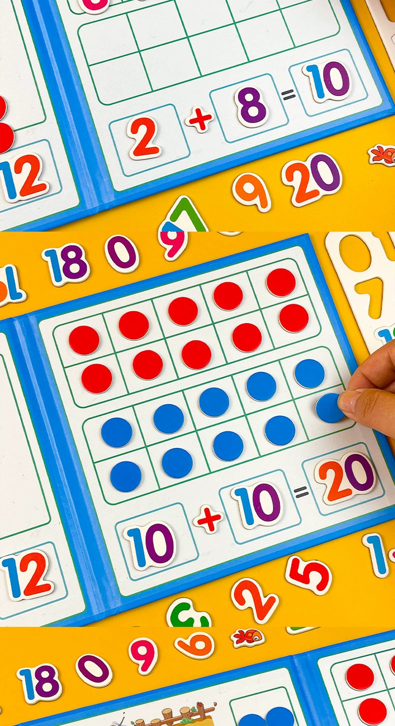 Kindergarten Mathematics Addition and Subtraction Teaching Aids Digital Decomposition Kids First Grade Arithmetic Enlightenment Educational Toys Handy Gadget