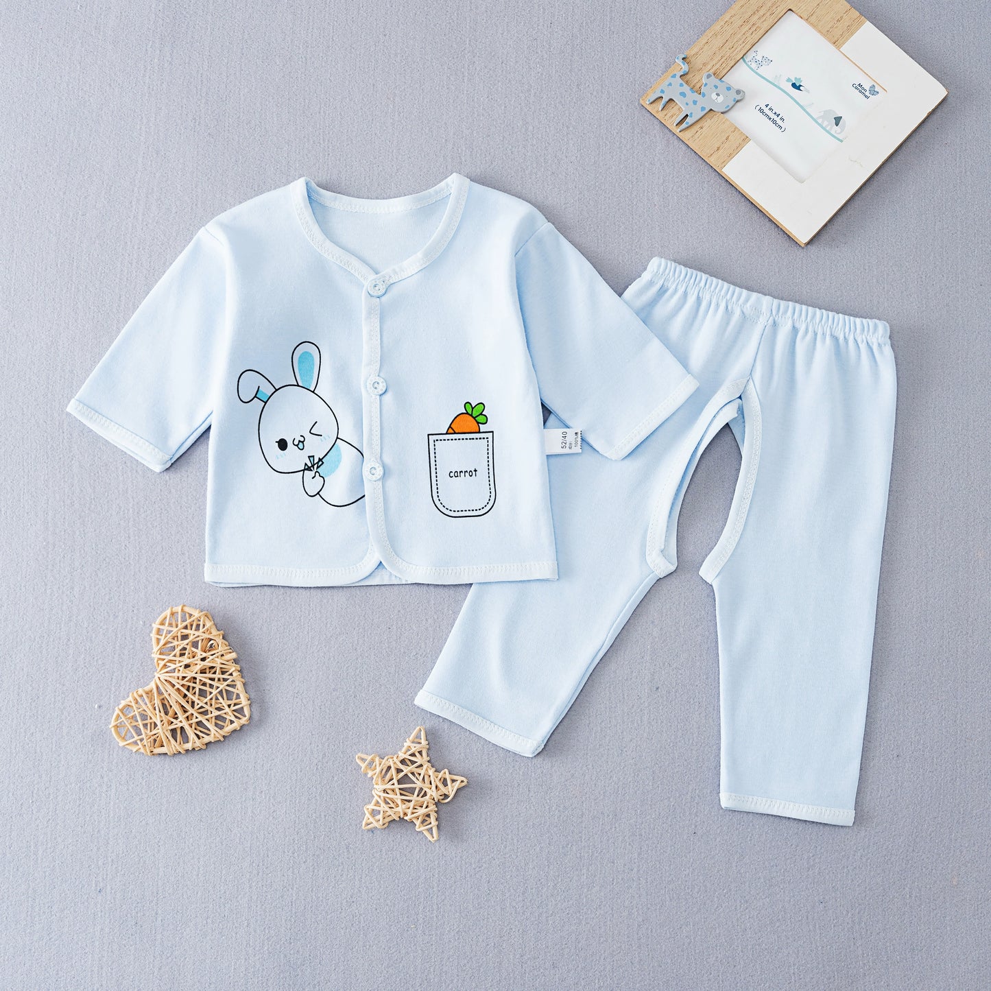 Gown Newborn Clothes 0-3 Months 6 Baby Cotton Underwear Summer Thin Newborn Baby Suit Spring & Fall