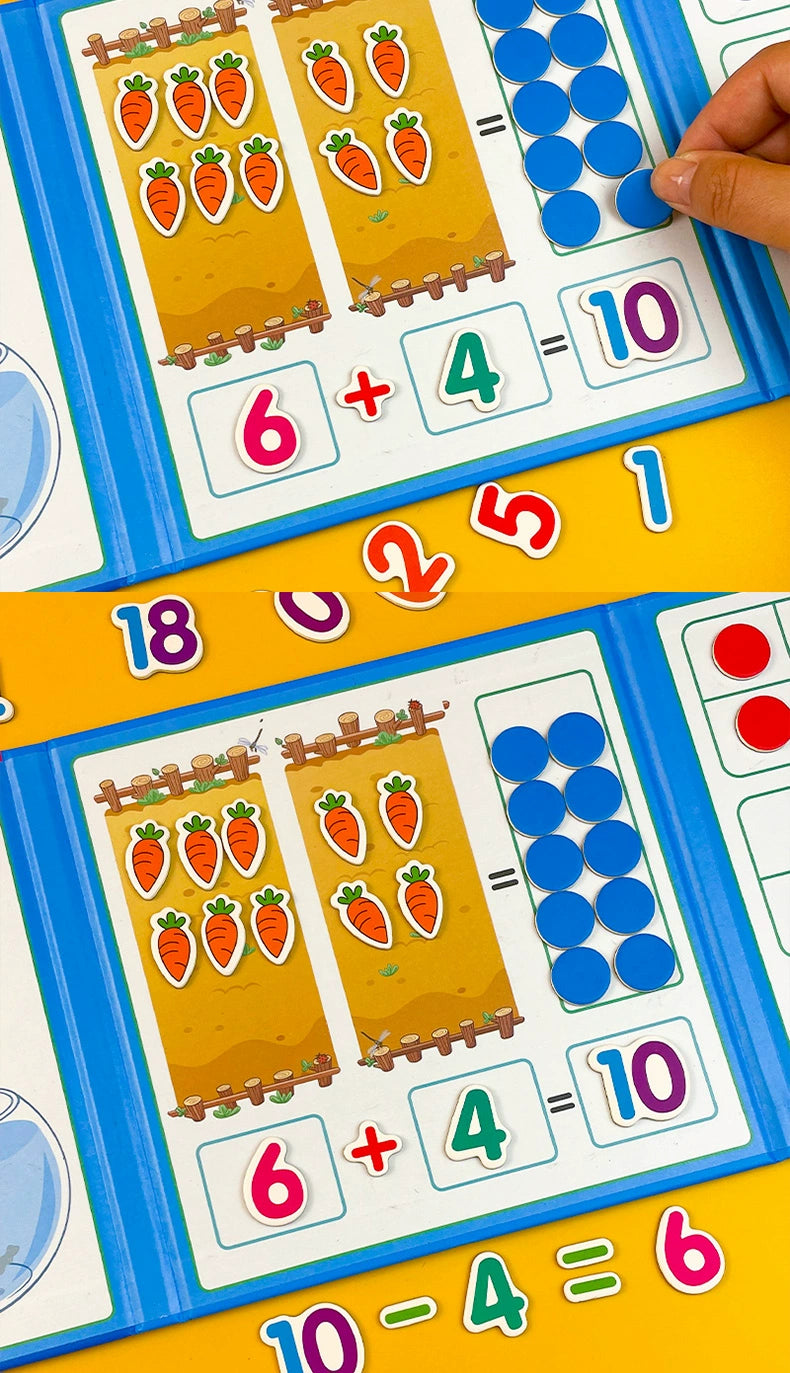 Kindergarten Mathematics Addition and Subtraction Teaching Aids Digital Decomposition Kids First Grade Arithmetic Enlightenment Educational Toys Handy Gadget