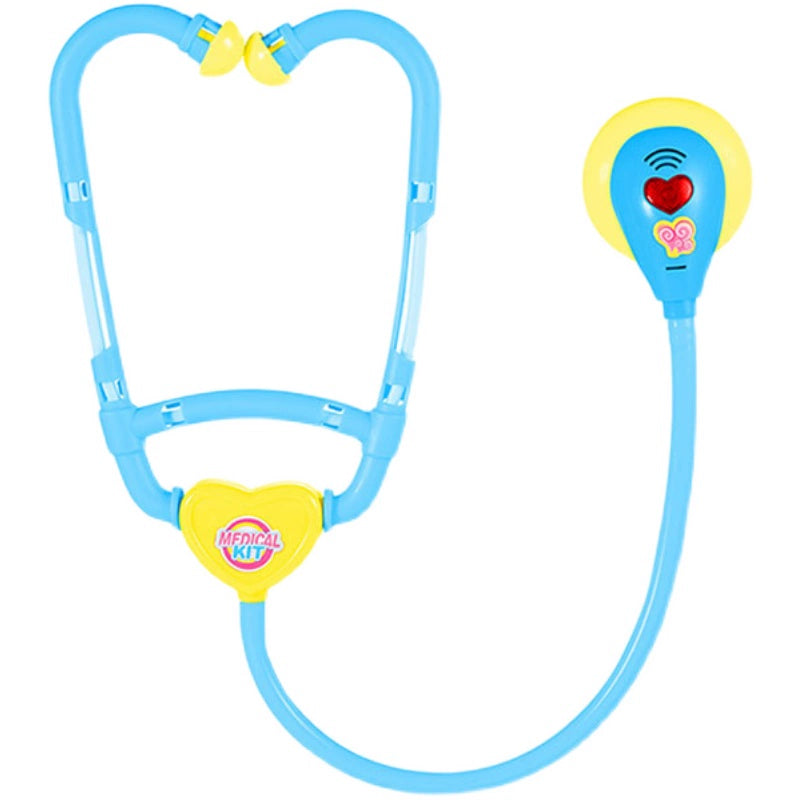 Artificial Stethoscope Kids Doctor Nurse Teaching Aids Suit Boys and Girls Play House Injection Medical and Dental Clinic
