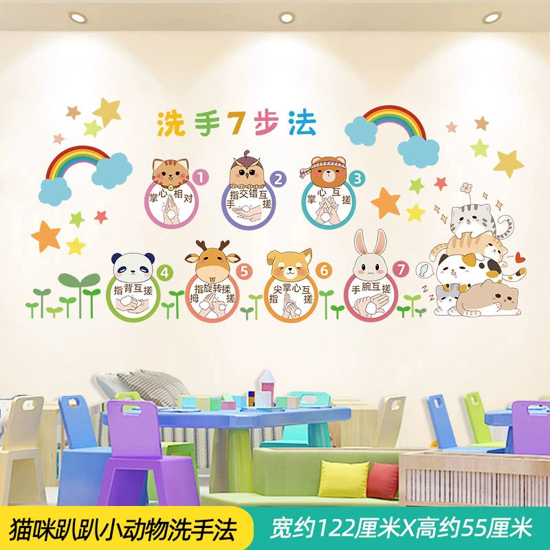 Adhesive Paper Kindergarten Wall Decoration