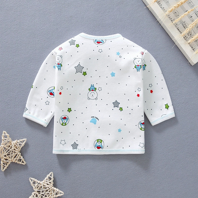 Gown Newborn Clothes 0-3 Months 6 Baby Cotton Underwear Summer Thin Newborn Baby Suit Spring & Fall