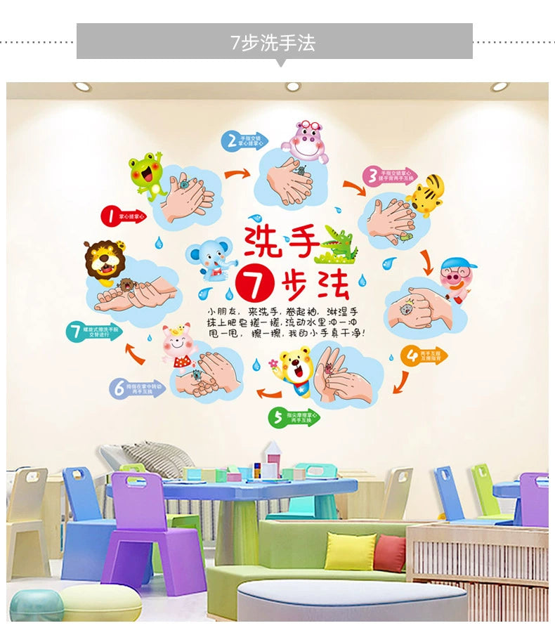 Adhesive Paper Kindergarten Wall Decoration