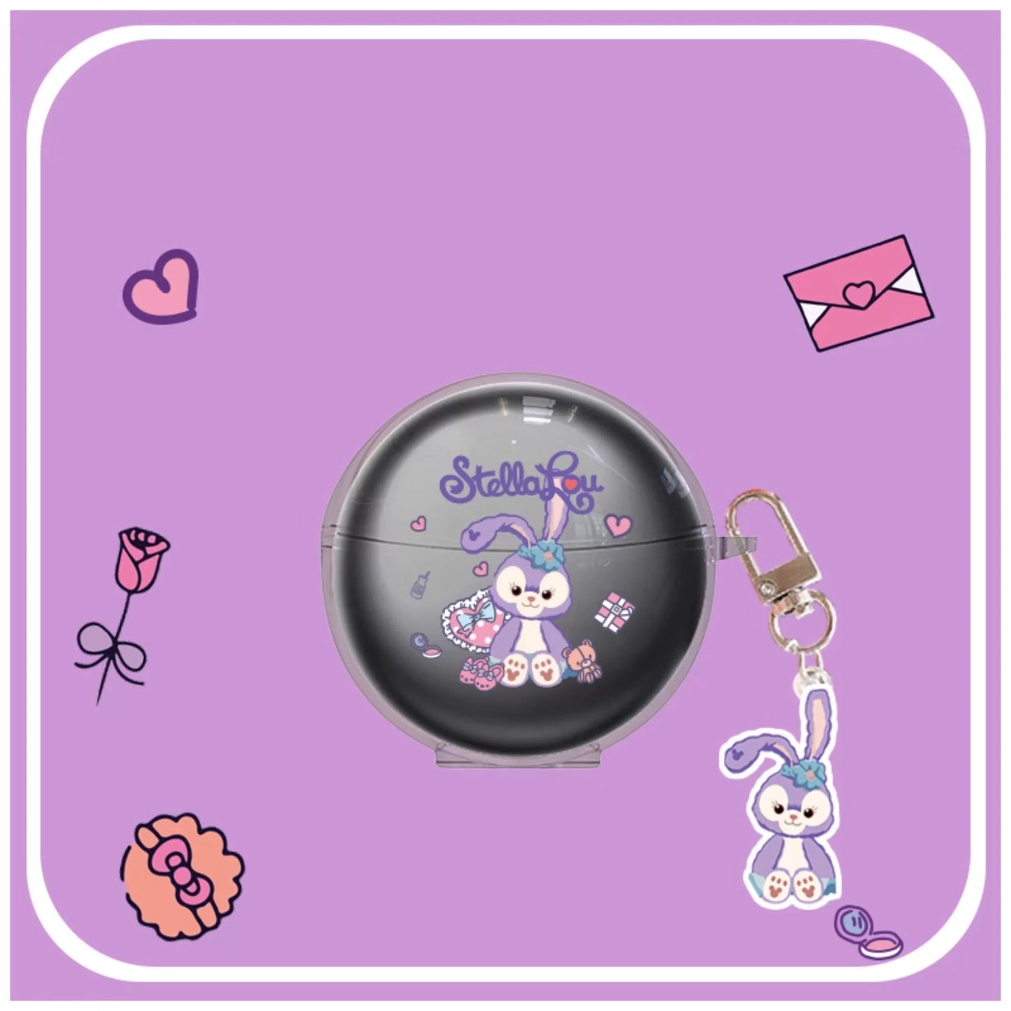 S6s Ultra Protective Case for Sanag Serena Small Nebula S6s Bluetooth Headphone Case New Arrival S6spro Transparent Silicone Earphone Case Pro Drop-Resistant Soft Case Cartoon Cute Female