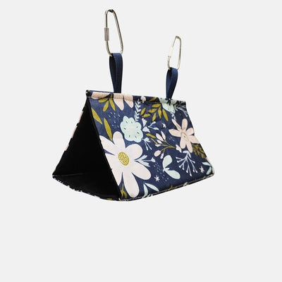 Parrot Spring and Summer Bird Nest Hammock Sunshade 100% Cotton Canvas Hanging Swing Bird Cage Supplies Tiger Skin Peony Mysterious Style