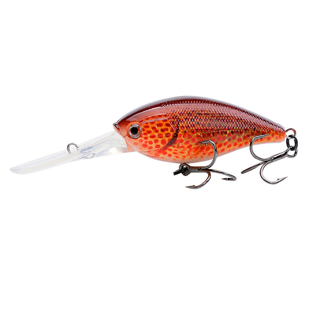 10 Cm12.5 G Long Tongue Small Fat Man Lure Lure Super Far Throw Topmouth Culter Mackerel Grouper Bait Diving 3-5m