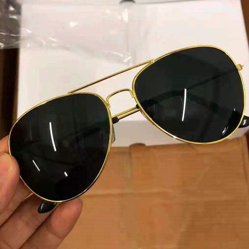 Aviator Sunglasses Large Sunglasses Women's Dark Men Sunglasses Women's for Driving Men's Retro Glasses