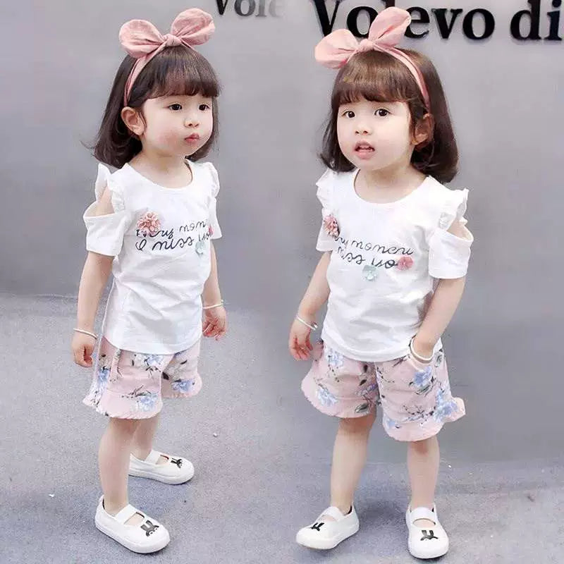 Korean-Style Floral Shorts Baby Fashion Fashionable Clothing Summer Wear