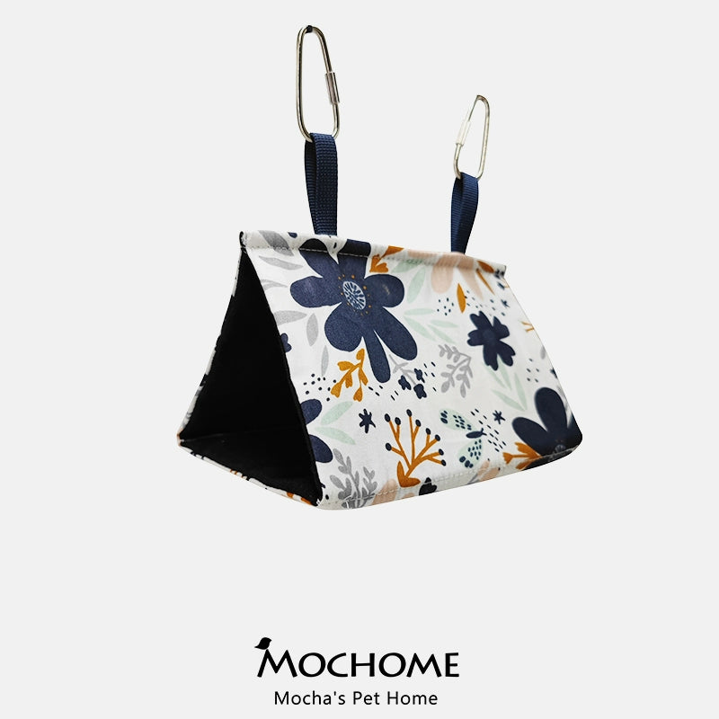 Flowers Summer Bird Nest 100% Cotton Canvas House Parrot