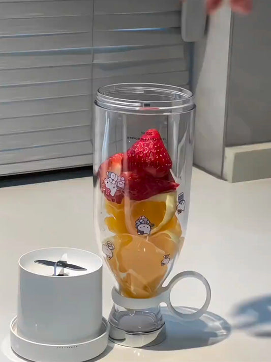 Portable Juicer Cup 2025 New Arrival Small Portable Automatic Fruit Juicer Good-looking Weight Loss Juice Cup