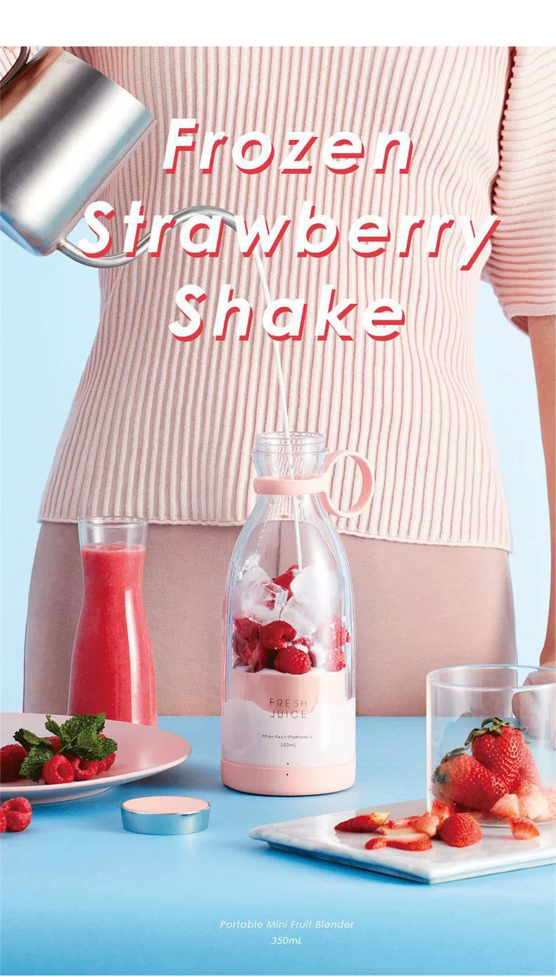 Portable Juicer Cup 2025 New Arrival Small Portable Automatic Fruit Juicer Good-looking Weight Loss Juice Cup