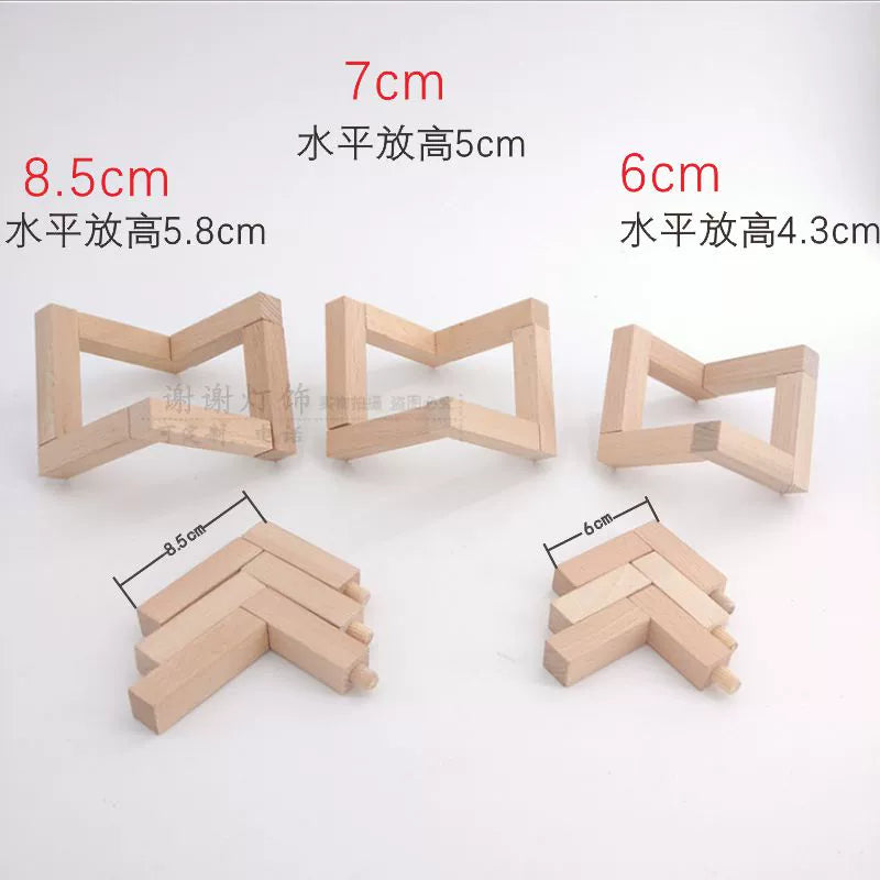 3D Printing Moon Light Bracket Vine Bal Table Lamp Base Beech Moon-Light Lamp Solid Wood Hemp Ball Small Night Lamp Detachable Bracket