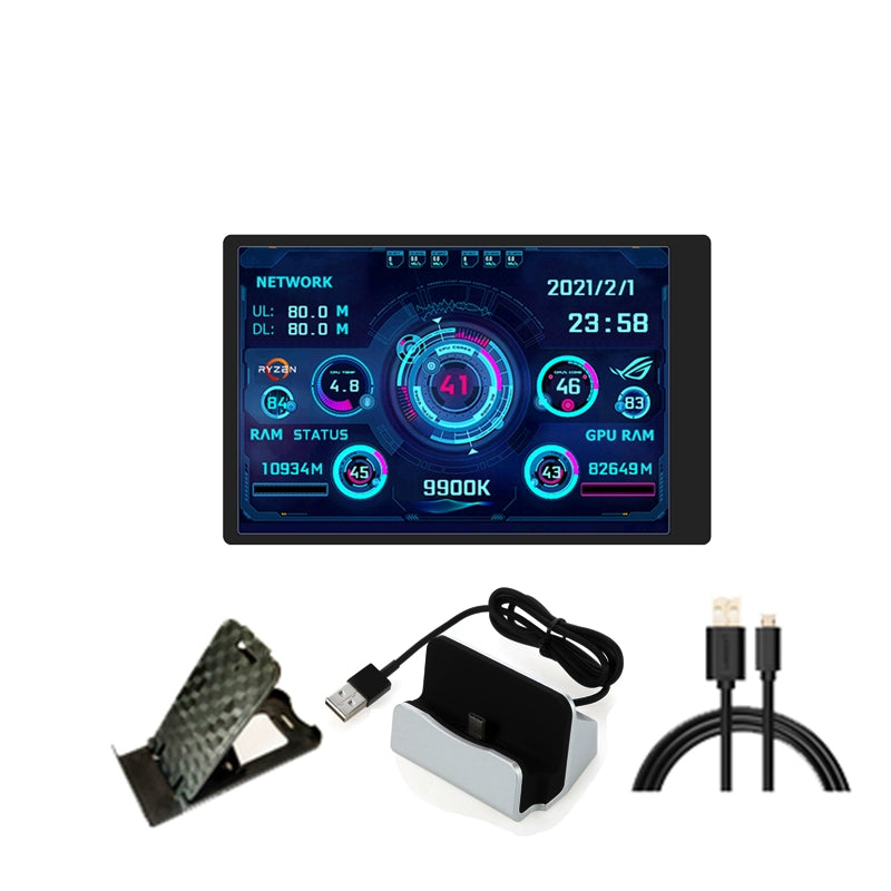 Computer Monitoring Built-in Notebook Sub-Screen