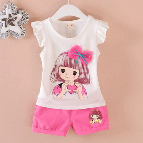 One-Year-Old Vest Little Girl Summer Pure Cotton Children's Clothing