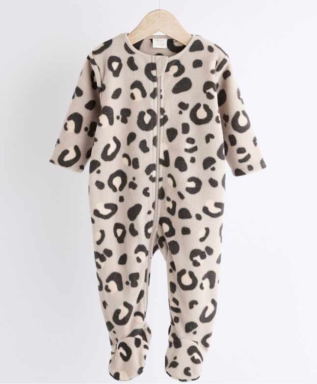 In Stock British next New Arrival Baby Fall and Winter Thick Coral Fleece Knitting Jumpsuit Romper Fleece-lined Jumpsuit Pajamas