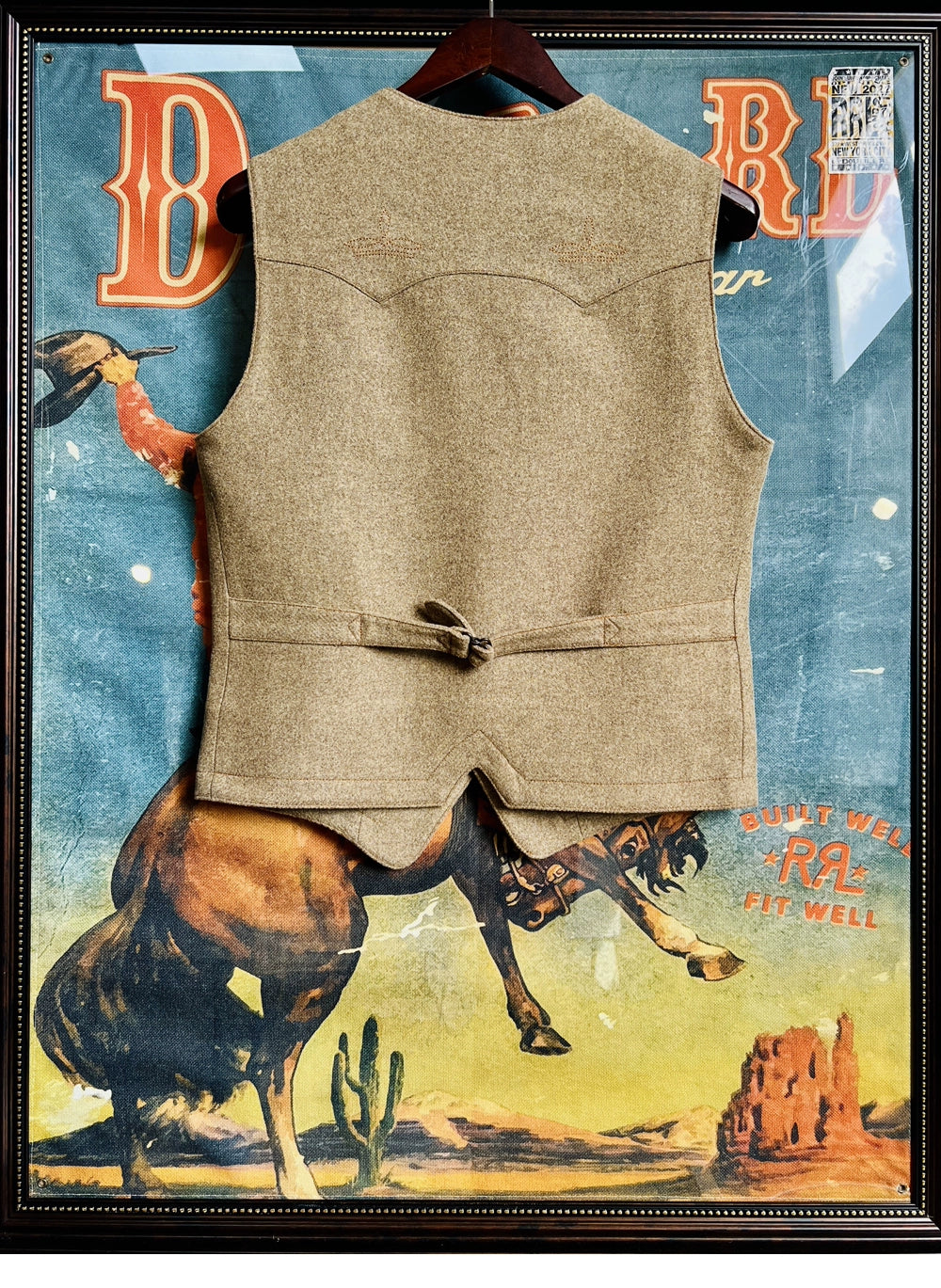 580G Colorful Tweed Lapel Gentleman Vest