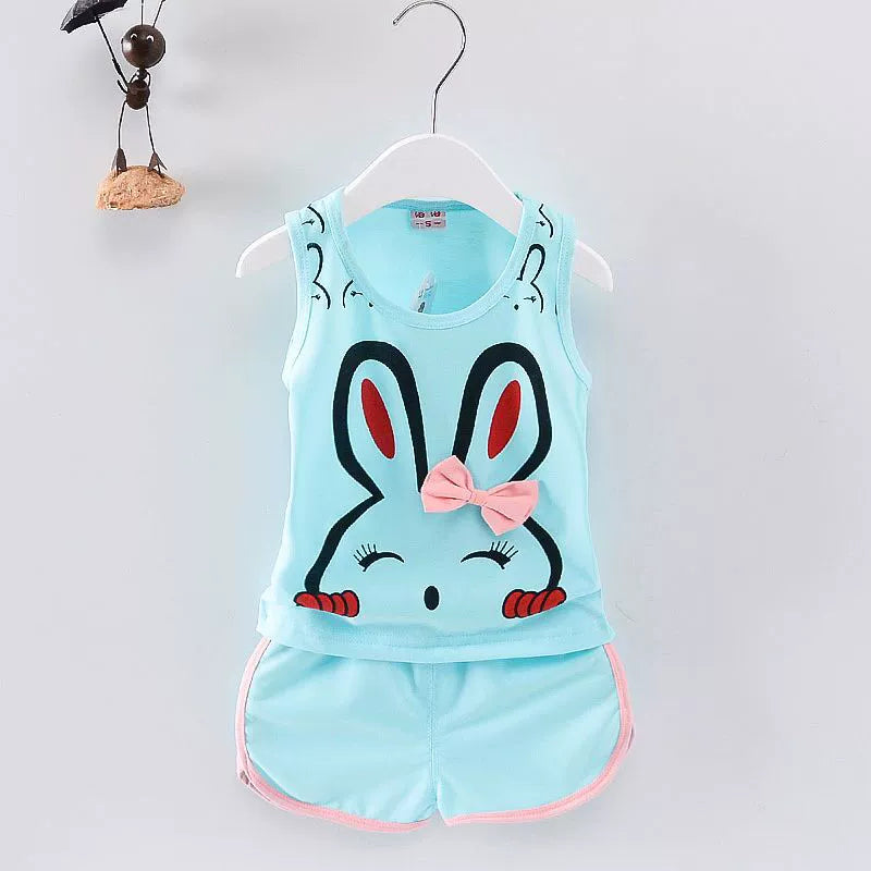 One-Year-Old Vest Little Girl Summer Pure Cotton Children's Clothing