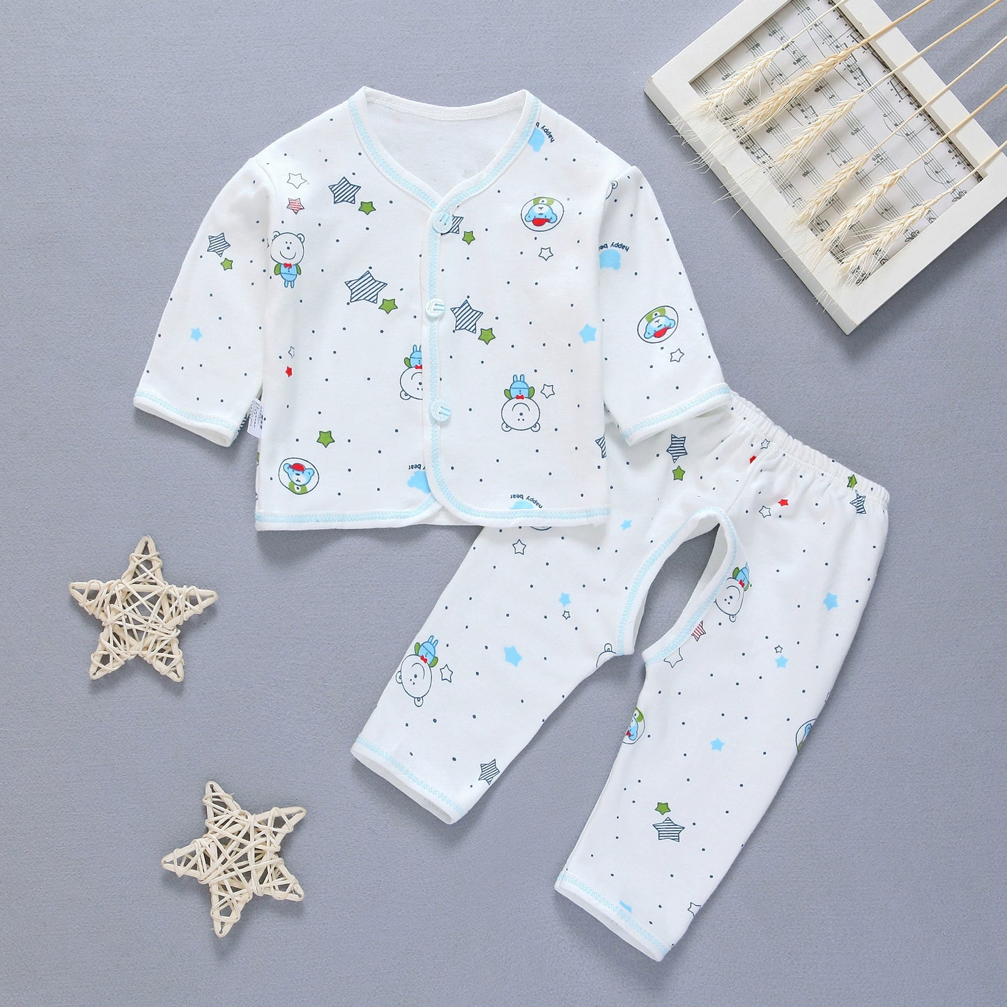 Newborn Cotton Gown Summer Thin Autumn Clothes