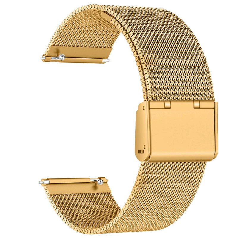 Suitable for Lenovo Smart Watch Strap L-SWAW101 Metal Watch Bracelet Lenovo Watch Fit Smart Watch Sports Watch F101 Stainless Steel Milan Strap