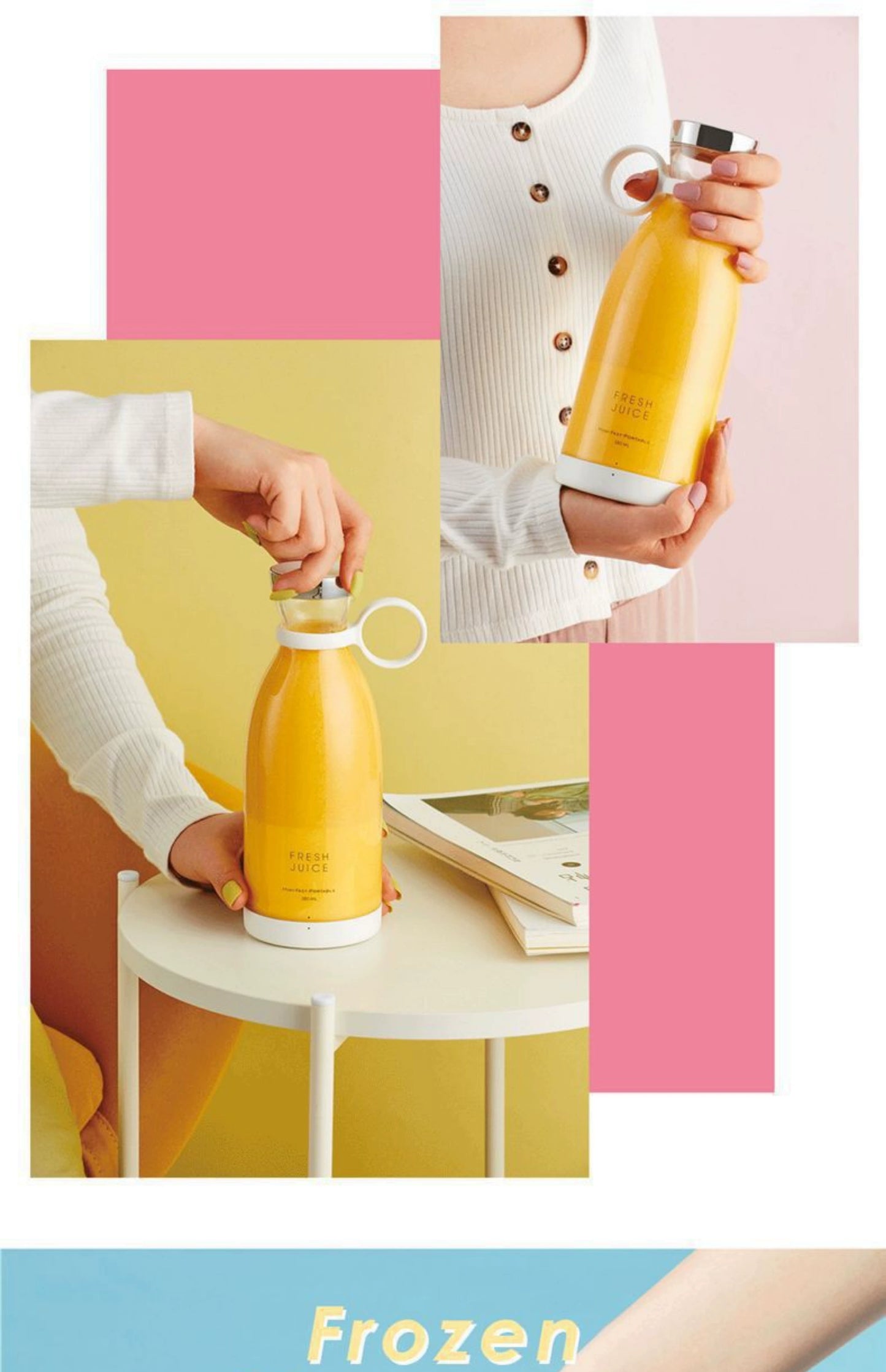 Portable Electric Juicer Cup 110 V220v Neutral US Juicer Canada Fruit Juicer Wireless USB