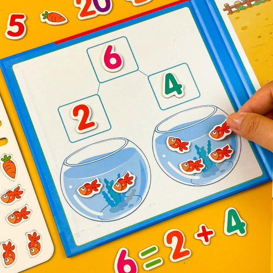 Kindergarten Mathematics Addition and Subtraction Teaching Aids Digital Decomposition Kids First Grade Arithmetic Enlightenment Educational Toys Handy Gadget